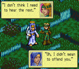 Angel's talked a lot worse in CVRPG.